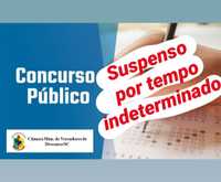 Concurso Público nº 001/2020 da Câmara Mun. de Vereadores de Descanso está suspenso por tempo indeterminando