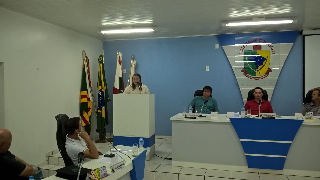 Espaço destinado para a CDL na ultima sessão