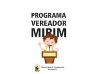 Estão abertas as inscrição para o Programa Vereador Mirim 2020