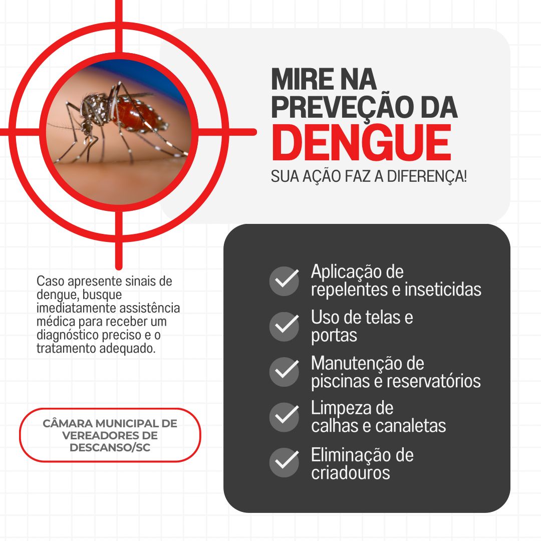 LEGISLATIVO NO COMBATE DA DENGUE