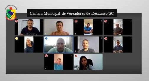 Vereadores se reúnem de forma virtual e realizam a última sessão ordinária do mês de abril